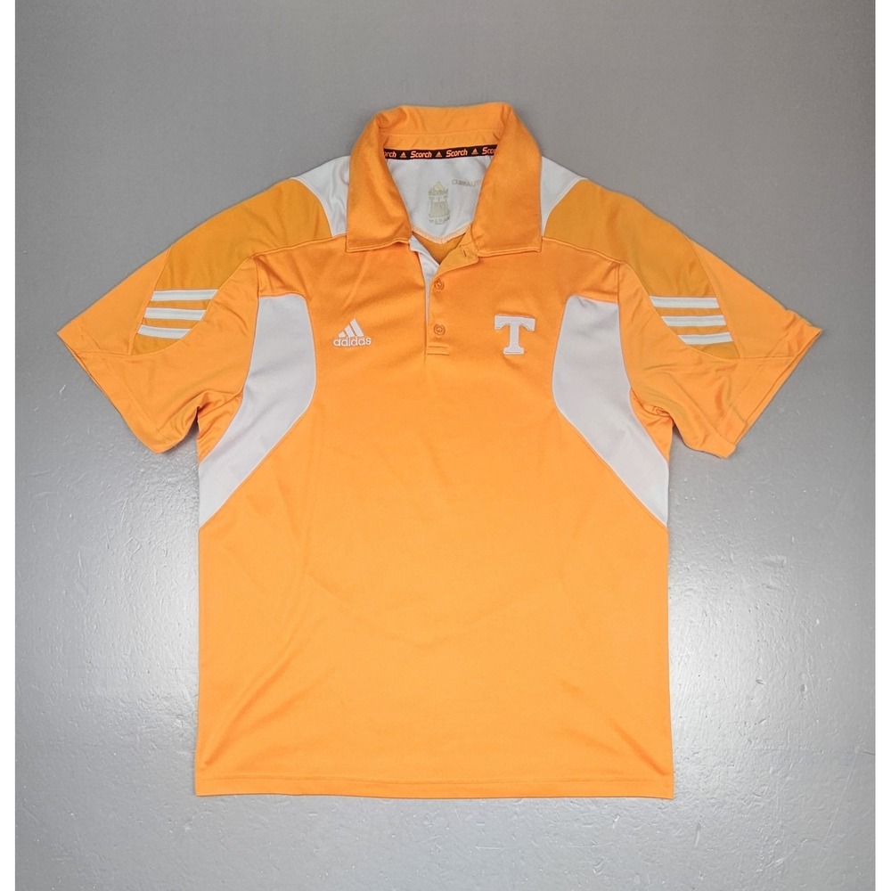 Adidas Tennessee Vols Polo Shirt Mens Large ClimaLite Scorch Golf Athletic